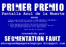 Premio Pantallazo Azul de la Muerte